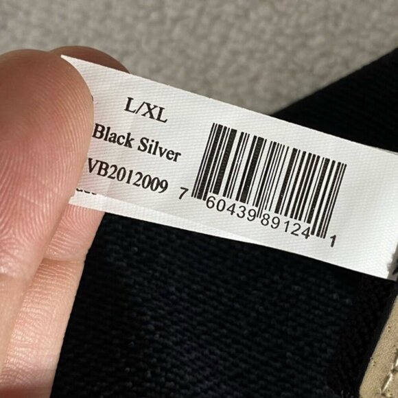 Vintage Black Silver Faux Leather Statement Belt - Picture 3 of 13